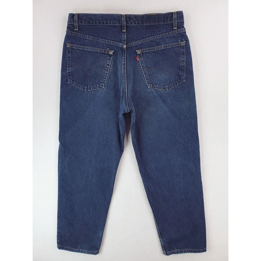 Vintage Levis 550 Jeans Mens 38x30 Blue Denim Relaxed Tapered USA MADE Y2K Baggy
